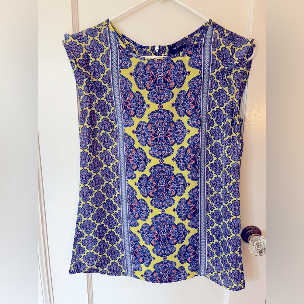 Limited Brand Printed Tank, Size XS